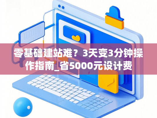 零基础建站难？3天变3分钟操作指南_省5000元设计费