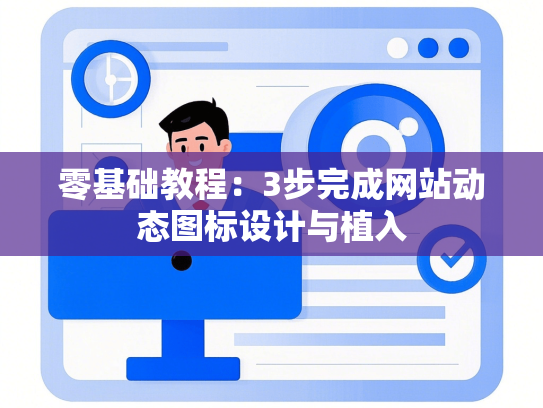 零基础教程：3步完成网站动态图标设计与植入