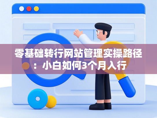 零基础转行网站管理实操路径：小白如何3个月入行