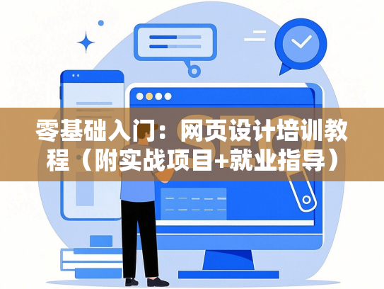 零基础入门：网页设计培训教程（附实战项目+就业指导）