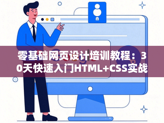 零基础网页设计培训教程：30天快速入门HTML+CSS实战