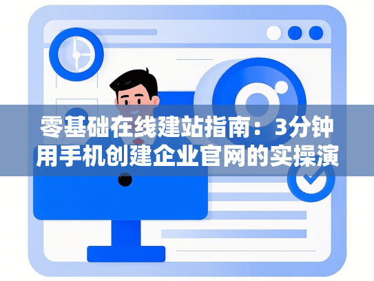 零基础在线建站指南：3分钟用手机创建企业官网的实操演示