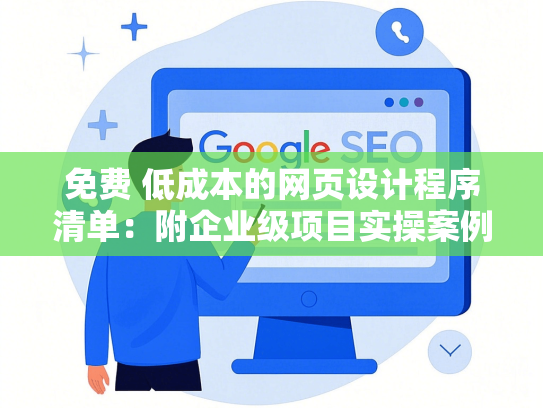 免费 低成本的网页设计程序清单：附企业级项目实操案例-第1张图片