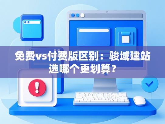 免费vs付费版区别：骏域建站选哪个更划算？