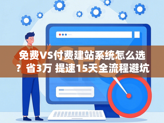 免费VS付费建站系统怎么选？省3万 提速15天全流程避坑