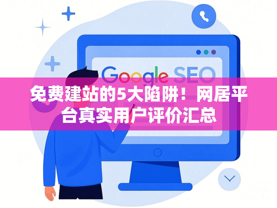 免费建站的5大陷阱！网居平台真实用户评价汇总