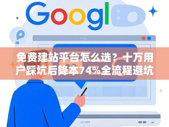 免费建站平台怎么选？十万用户踩坑后降本74%全流程避坑-第1张图片