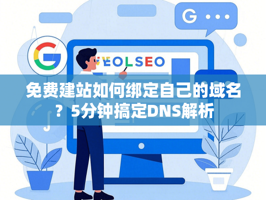 免费建站如何绑定自己的域名？5分钟搞定DNS解析