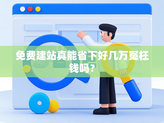 免费建站真能省下好几万冤枉钱吗？