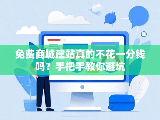 免费商城建站真的不花一分钱吗？手把手教你避坑