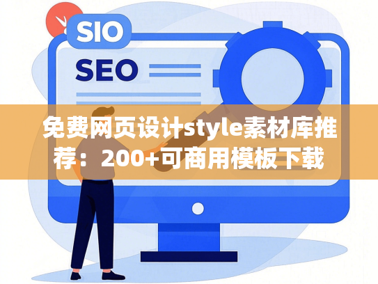 免费网页设计style素材库推荐：200+可商用模板下载