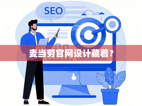 麦当劳官网设计藏着？