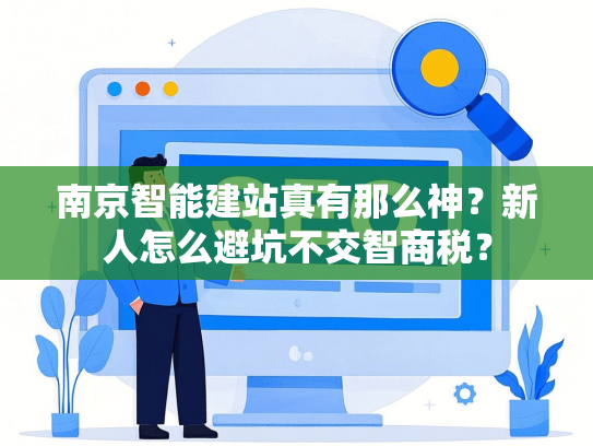 南京智能建站真有那么神？新人怎么避坑不交智商税？