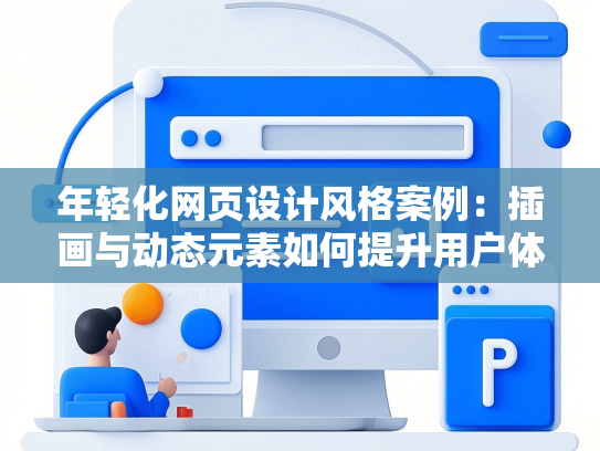 年轻化网页设计风格案例：插画与动态元素如何提升用户体验