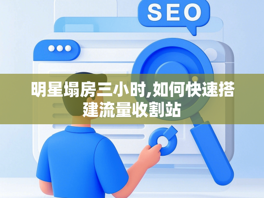 明星塌房三小时,如何快速搭建流量收割站