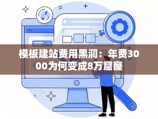 模板建站费用黑洞：年费3000为何变成8万窟窿