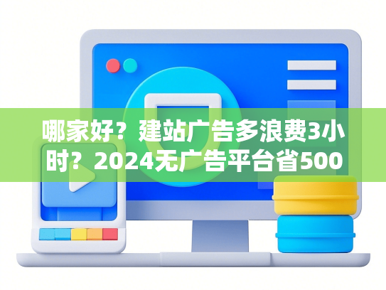 哪家好？建站广告多浪费3小时？2024无广告平台省500元 站