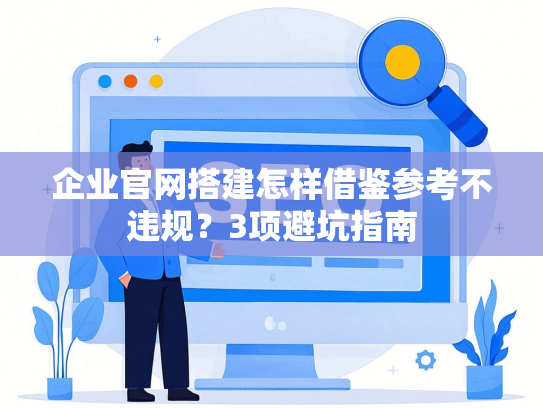 企业官网搭建怎样借鉴参考不违规？3项避坑指南
