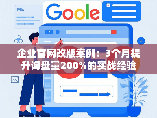 企业官网改版案例：3个月提升询盘量200%的实战经验