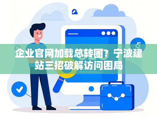企业官网加载总转圈？宁波建站三招破解访问困局