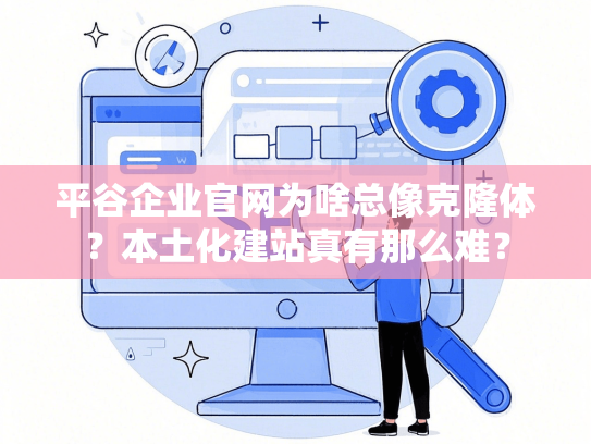 平谷企业官网为啥总像克隆体？本土化建站真有那么难？