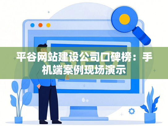 平谷网站建设公司口碑榜：手机端案例现场演示