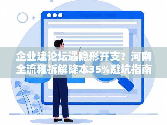 企业建论坛遇隐形开支？河南全流程拆解降本35%避坑指南-第1张图片