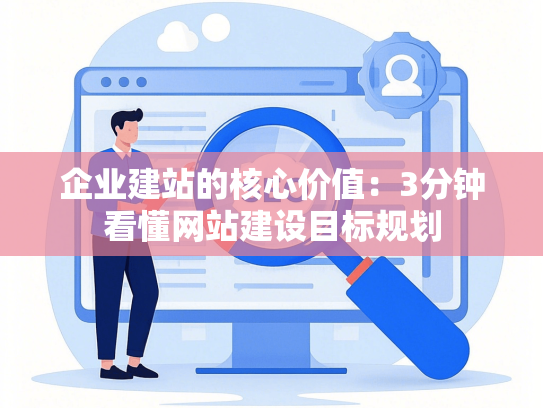 企业建站的核心价值：3分钟看懂网站建设目标规划