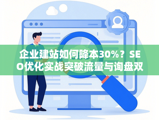 企业建站如何降本30%？SEO优化实战突破流量与询盘双瓶颈