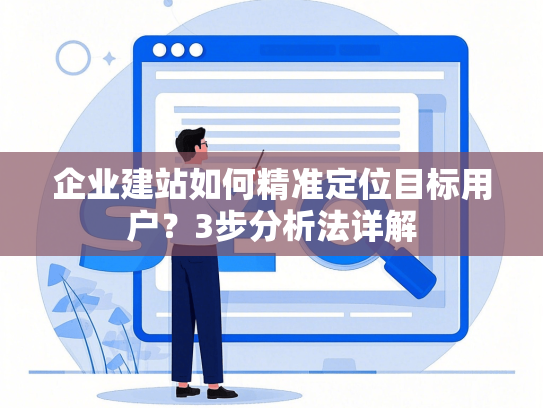 企业建站如何精准定位目标用户？3步分析法详解
