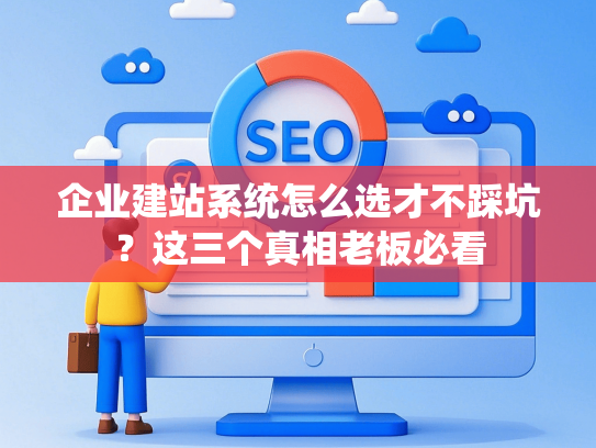 企业建站系统怎么选才不踩坑？这三个真相老板必看