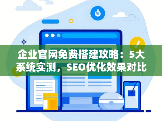 企业官网免费搭建攻略：5大系统实测，SEO优化效果对比-第1张图片