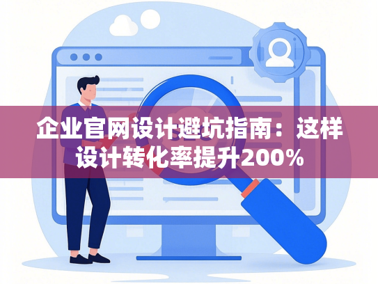 企业官网设计避坑指南：这样设计转化率提升200%