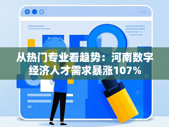 从热门专业看趋势：河南数字经济人才需求暴涨107%-第1张图片