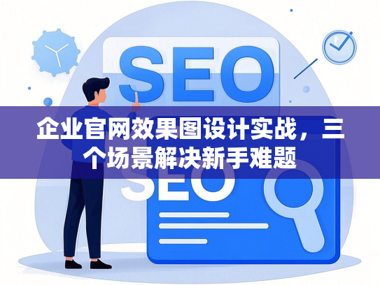 企业官网效果图设计实战，三个场景解决新手难题