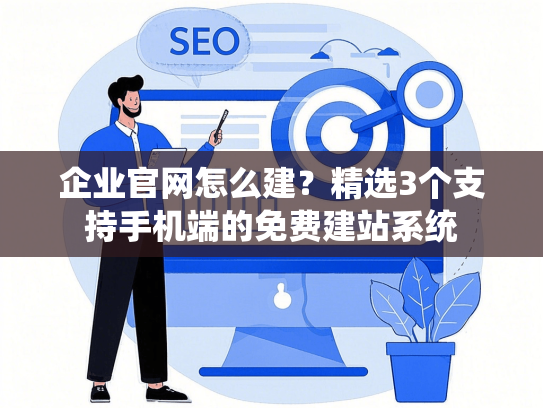 企业官网怎么建？精选3个支持手机端的免费建站系统
