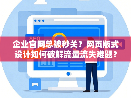 企业官网总被秒关？网页版式设计如何破解流量流失难题？