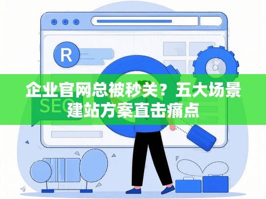 企业官网总被秒关？五大场景建站方案直击痛点