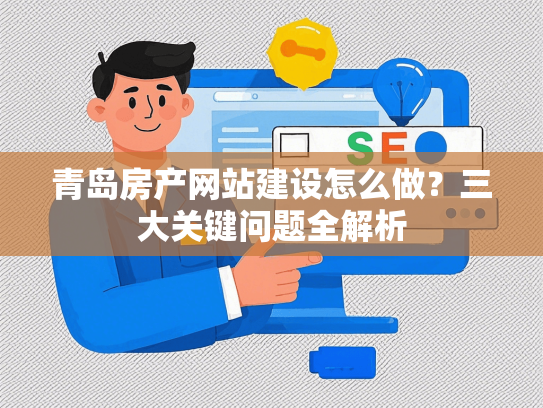 青岛房产网站建设怎么做？三大关键问题全解析
