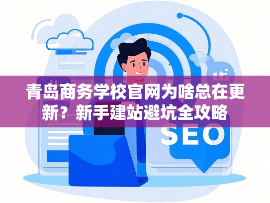 青岛商务学校官网为啥总在更新？新手建站避坑全攻略-第1张图片