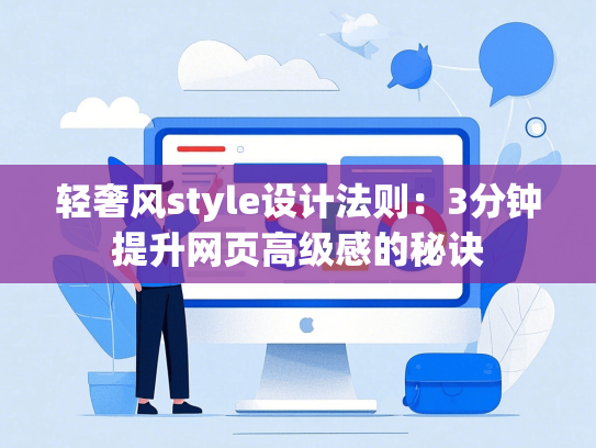 轻奢风style设计法则：3分钟提升网页高级感的秘诀