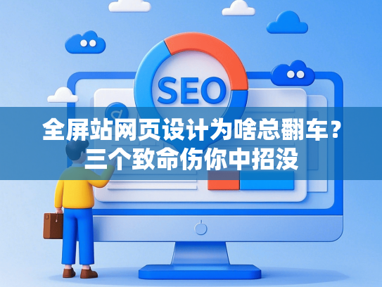 全屏站网页设计为啥总翻车？三个致命伤你中招没