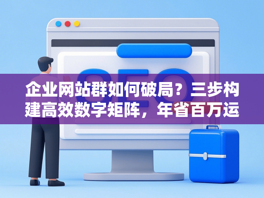 企业网站群如何破局？三步构建高效数字矩阵，年省百万运营成本