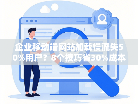 企业移动端网站加载慢流失50%用户？8个技巧省30%成本提速15天-第1张图片