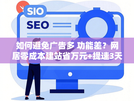 如何避免广告多 功能差？网居零成本建站省万元+提速3天避坑指南-第1张图片