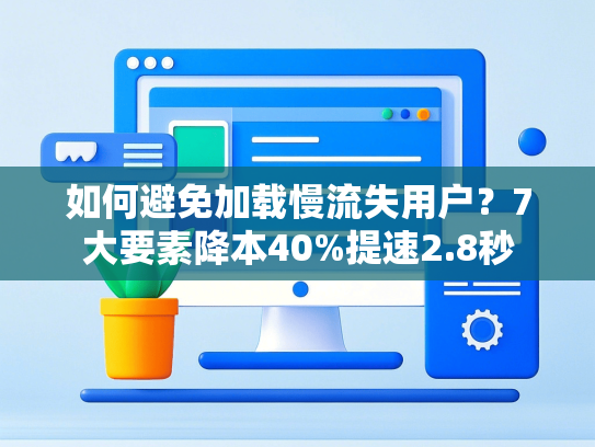 如何避免加载慢流失用户？7大要素降本40%提速2.8秒-第1张图片