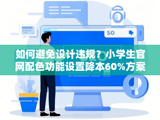 如何避免设计违规？小学生官网配色功能设置降本60%方案