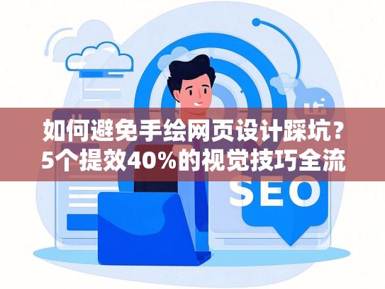 如何避免手绘网页设计踩坑？5个提效40%的视觉技巧全流程