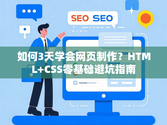 如何3天学会网页制作？HTML+CSS零基础避坑指南