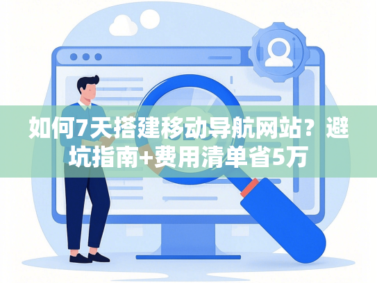 如何7天搭建移动导航网站？避坑指南+费用清单省5万